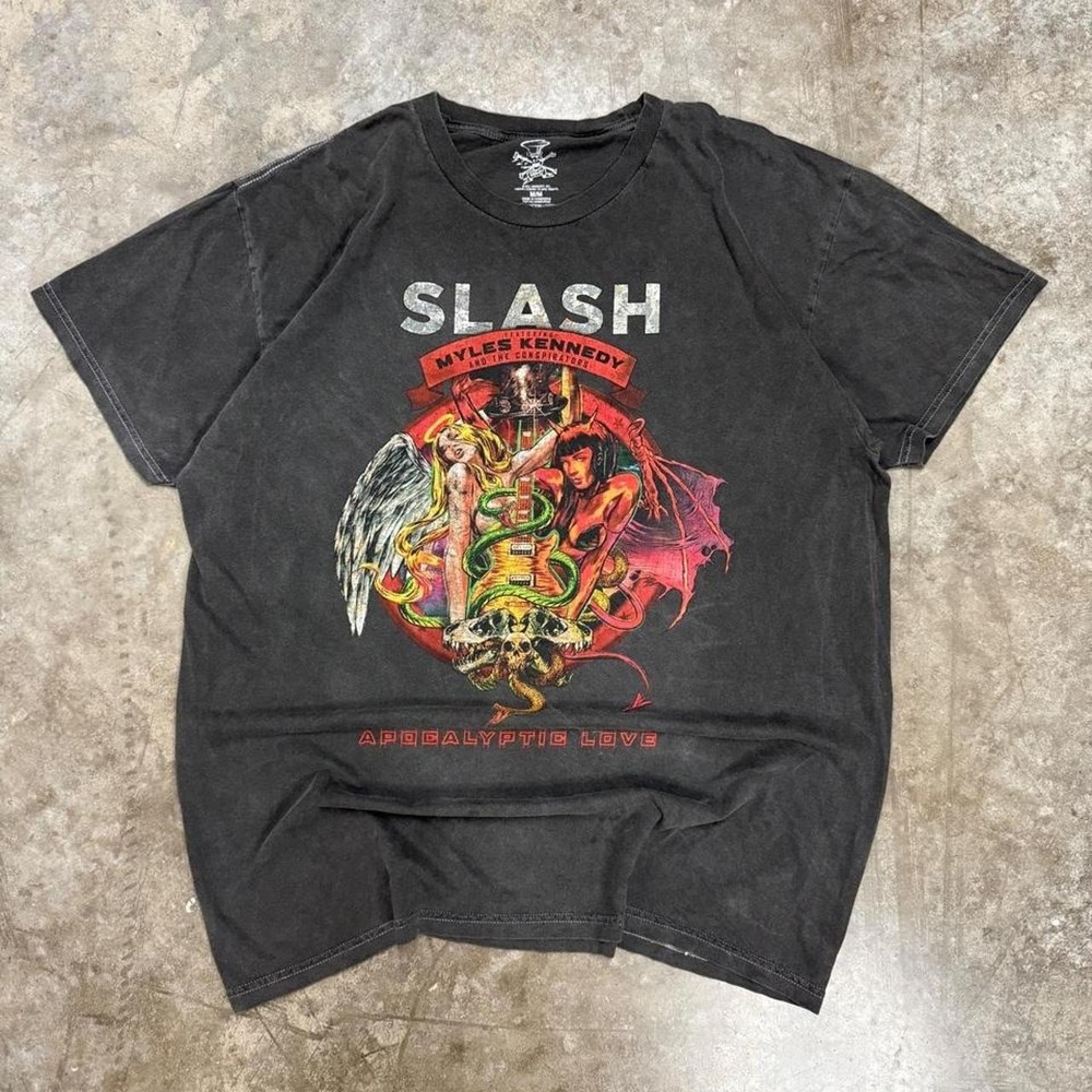 Y2K Slash "Apocalyptic Love" Album Tee Fits L